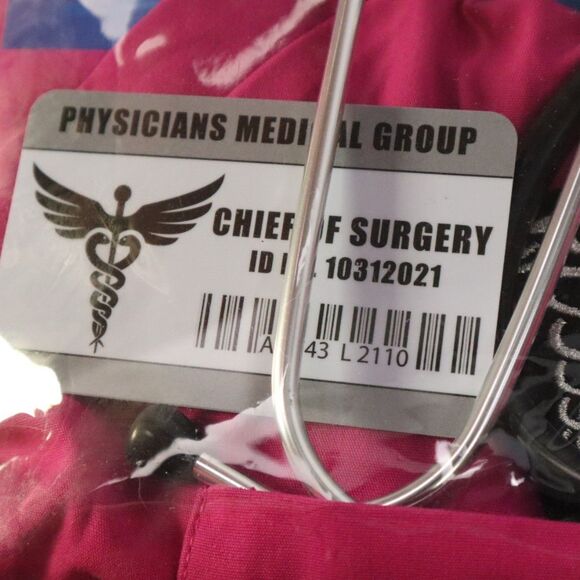 Nurse Scrubs Costume Spirit Pink Size L/XL  12-16 - Picture 9 of 9